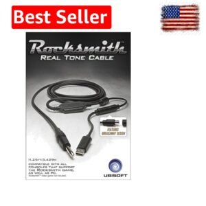 Dual-Use Real Tone Audio Cable for Gaming and Guitar Recording - New Condition