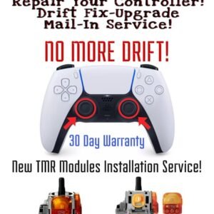 PS5 Controller TMR Joystick Drift Repair/ Upgrade Mail-In Installation Service