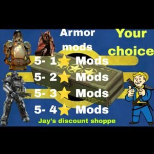Xbox One S|X Fallout 76 Build Your Own Armor 20 Mods your Choice