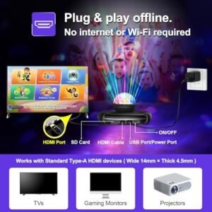 FWFX DANCE MAT FOR TV GAMES - WIRELESS MUSICAL ELECTRONIC DANCE PAD FOR -  GRAY